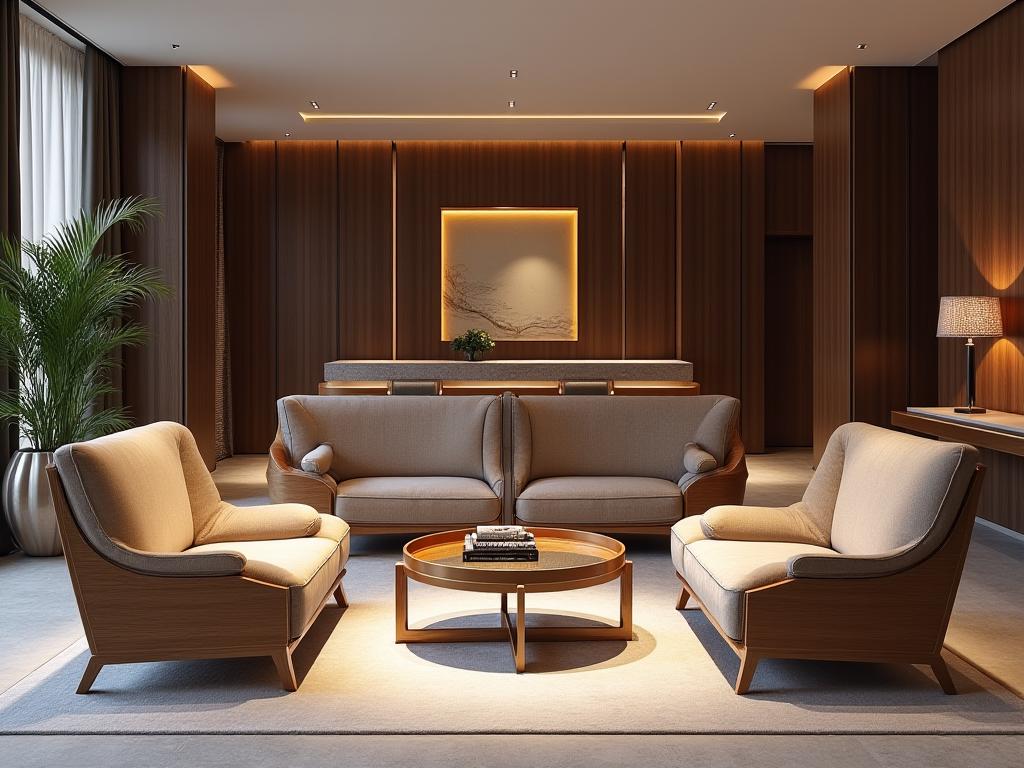 Mobiliario exclusivo para lobby de hotel boutique