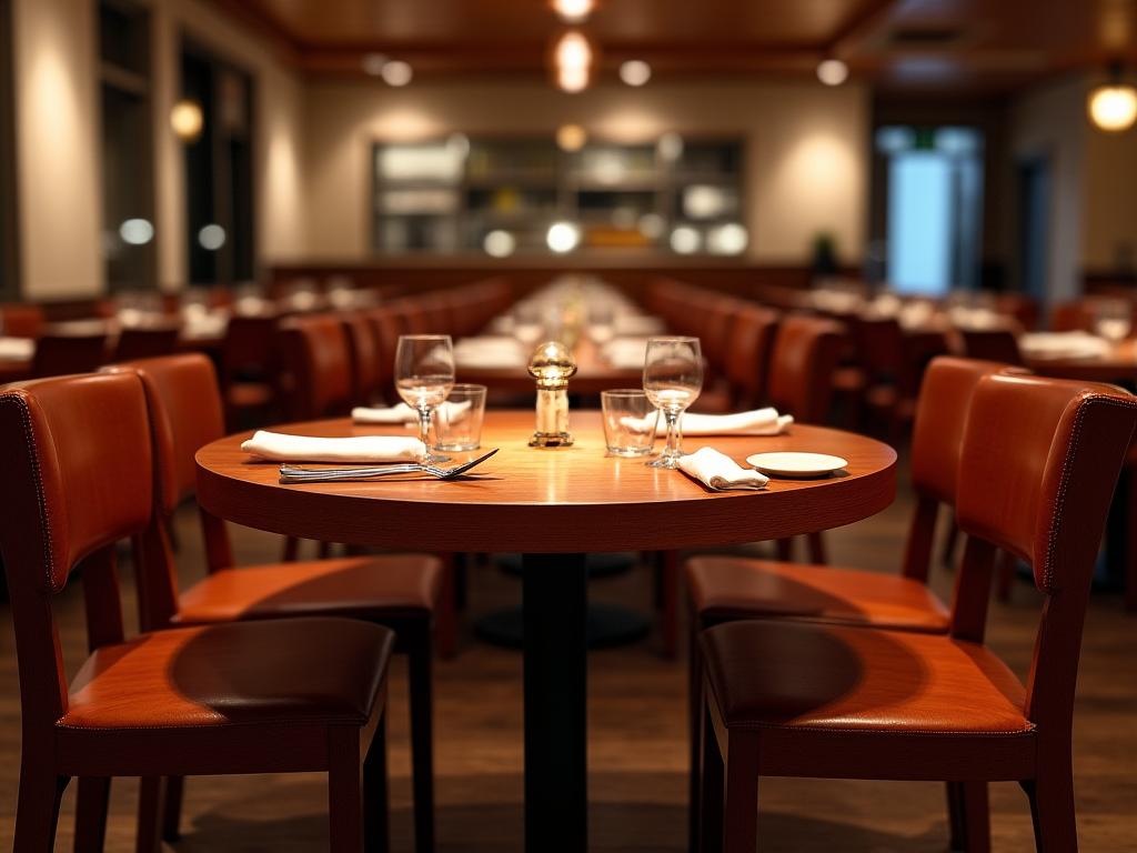 Mobiliario para restaurante gourmet en cedro